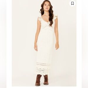 Cloebella Janis Crochet MIDI dress